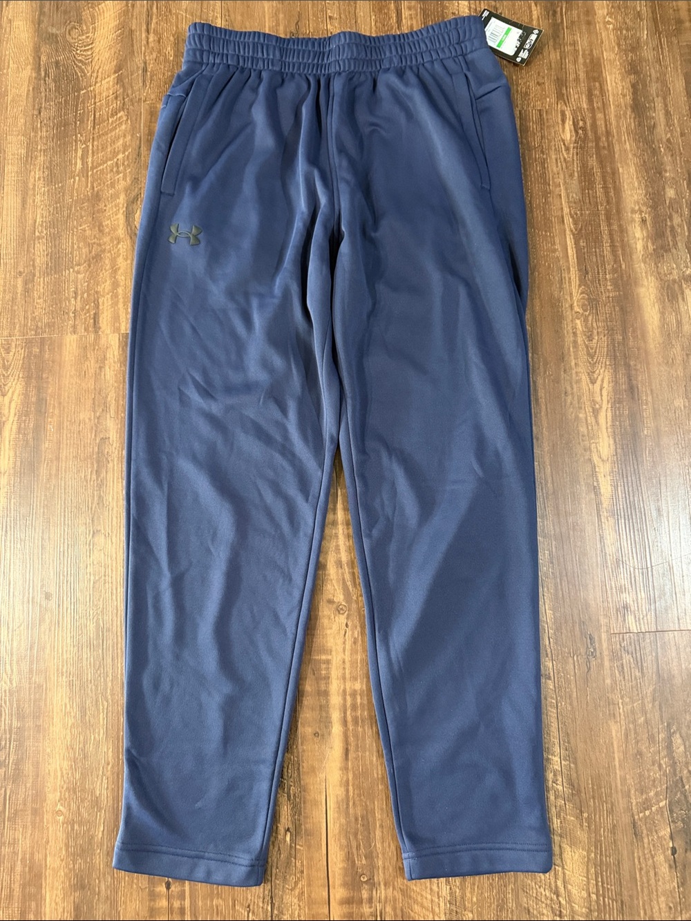 Under Armour Men's Navy Blue Fleece Joggers Size Large New